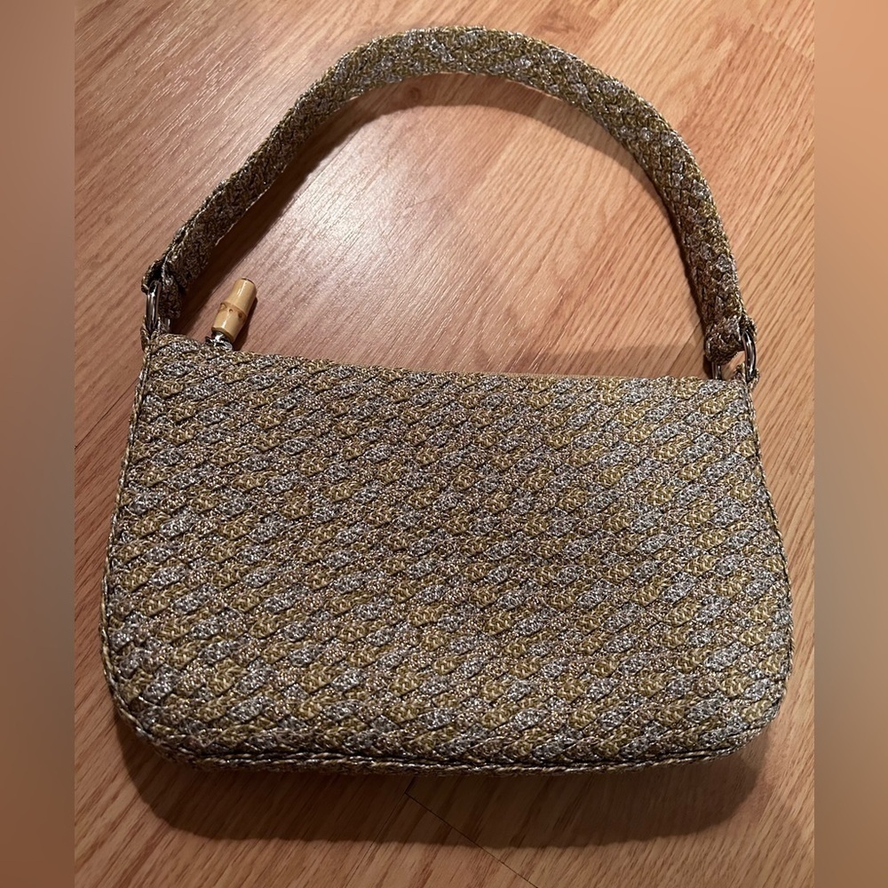 Talbots wicker braided shoulder bag